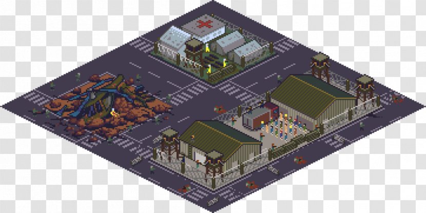 Digital Painting Pixel Art Infectonator 3: Apocalypse - Isometric Town Transparent PNG