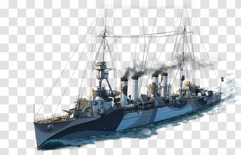 Ship Of The Line USS Marblehead (CL-12) World Warships Tanks - Uss Cl12 - Weekend Special Transparent PNG