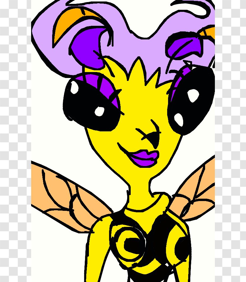 Queen Bee Cartoon Clip Art - Visual Arts Transparent PNG