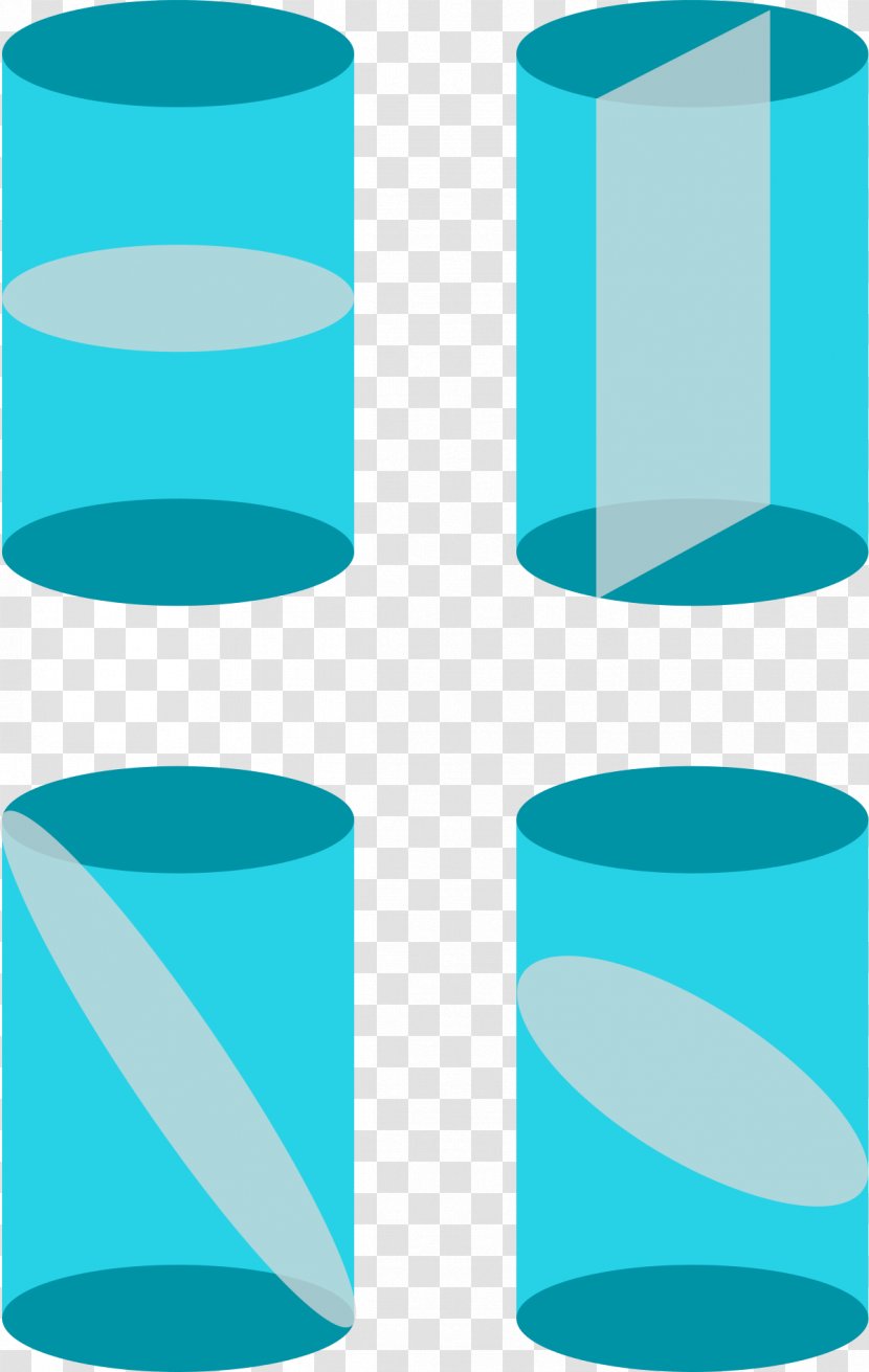 Line Cylinder Cross Section Geometry Area - Rectangle Transparent PNG