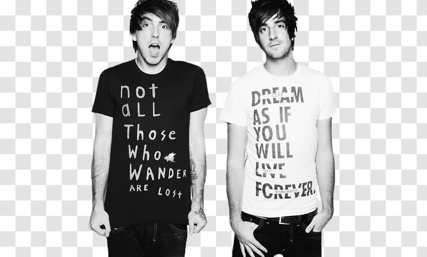 Alex Gaskarth T-shirt All Time Low Tonight Alive - Silhouette Transparent PNG