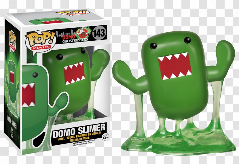 Slimer Stay Puft Marshmallow Man Domo Funko Pop! Vinyl Figure - Toy Transparent PNG