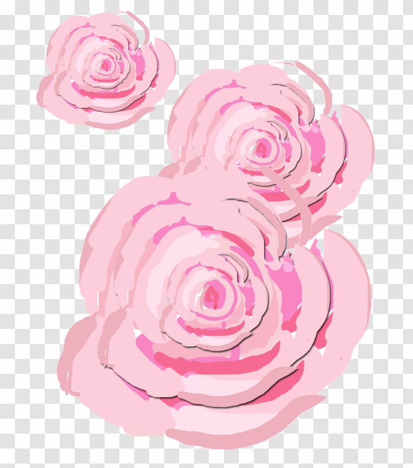 Centifolia Roses Shabby Chic Flower Pink - Rose Family Transparent PNG