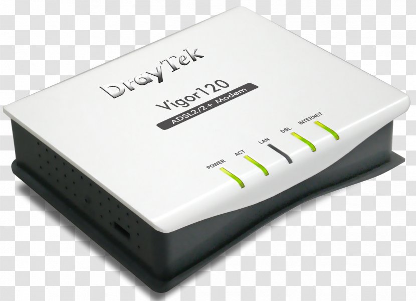 Vigor130 VDSL2/ADSL2/2+ Modem Router DSL G.992.3 DrayTek G.992.5 - Wireless - Vigor Transparent PNG