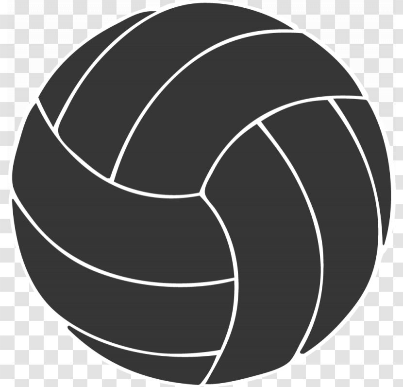 Modern Volleyball Free Content Clip Art - Blog - Black And White Transparent PNG
