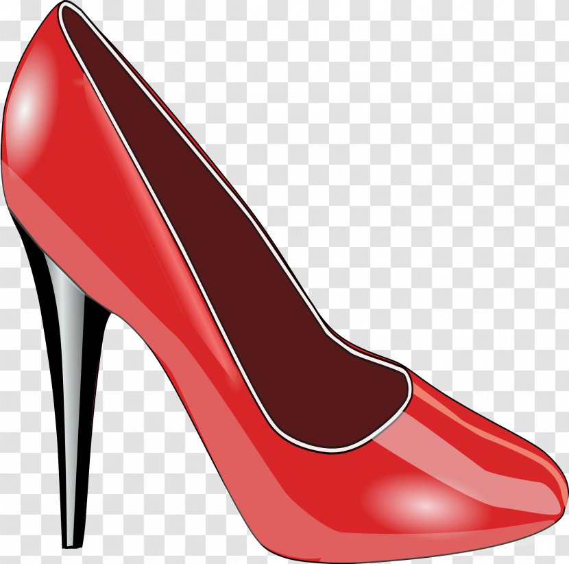 Shoe High-heeled Footwear Sneakers Clip Art - Scalable Vector Graphics - Red Shoes Cliparts Transparent PNG