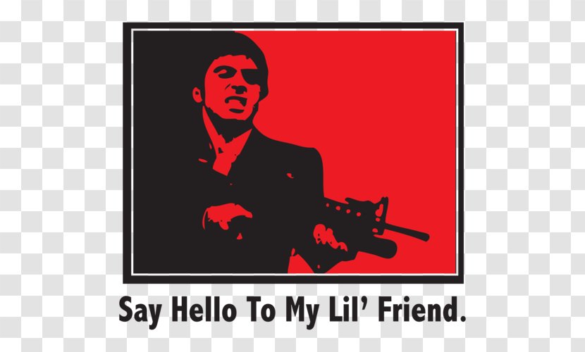 Al Pacino Scarface Tony Montana Poster - Canvas - Say Hi Transparent PNG