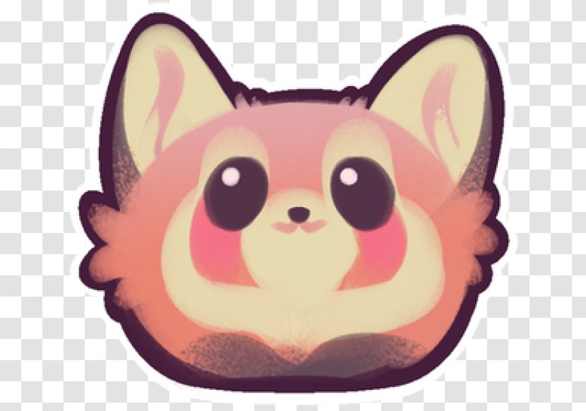 Giant Panda Final Fantasy XIV Emoji Discord Red - Nose Transparent PNG