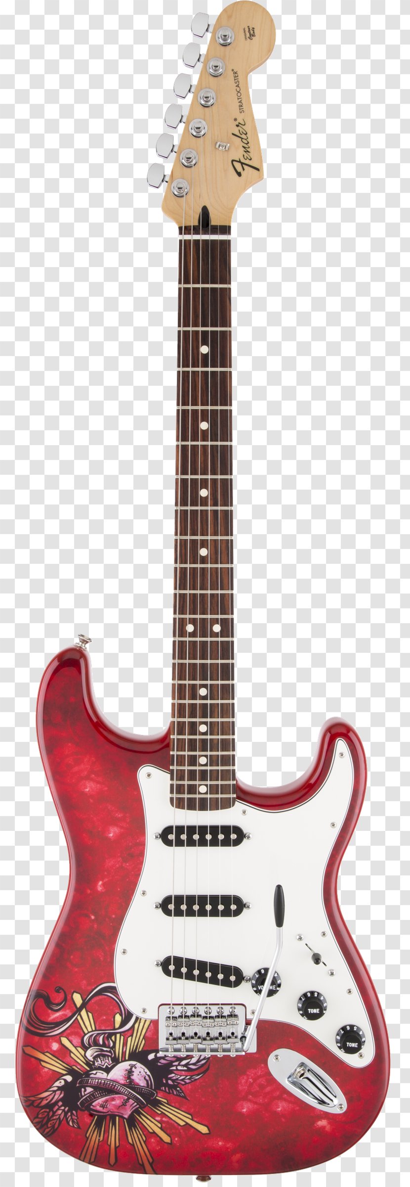Fender Stratocaster Telecaster Electric Guitar Musical Instruments Corporation - Tree - Acoustic Transparent PNG