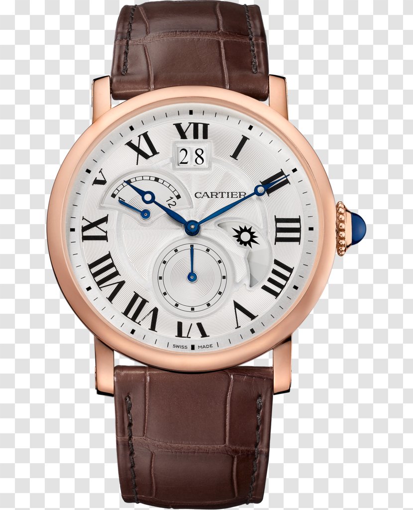 Cartier Tank Watch Gold Love Bracelet - Brown Transparent PNG