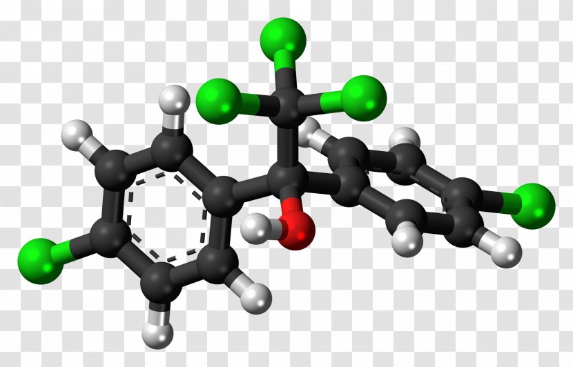 Molecule Dicofol Chemical Compound Chemistry Ball-and-stick Model - Substance Theory Transparent PNG