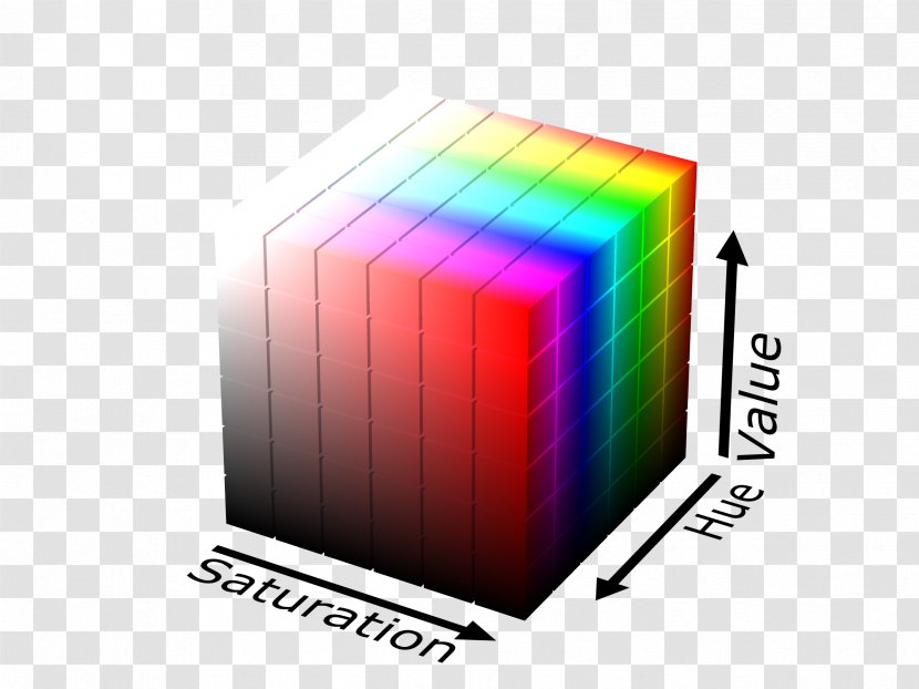 RGB Color Model HSL And HSV Space Cube - Red Transparent PNG