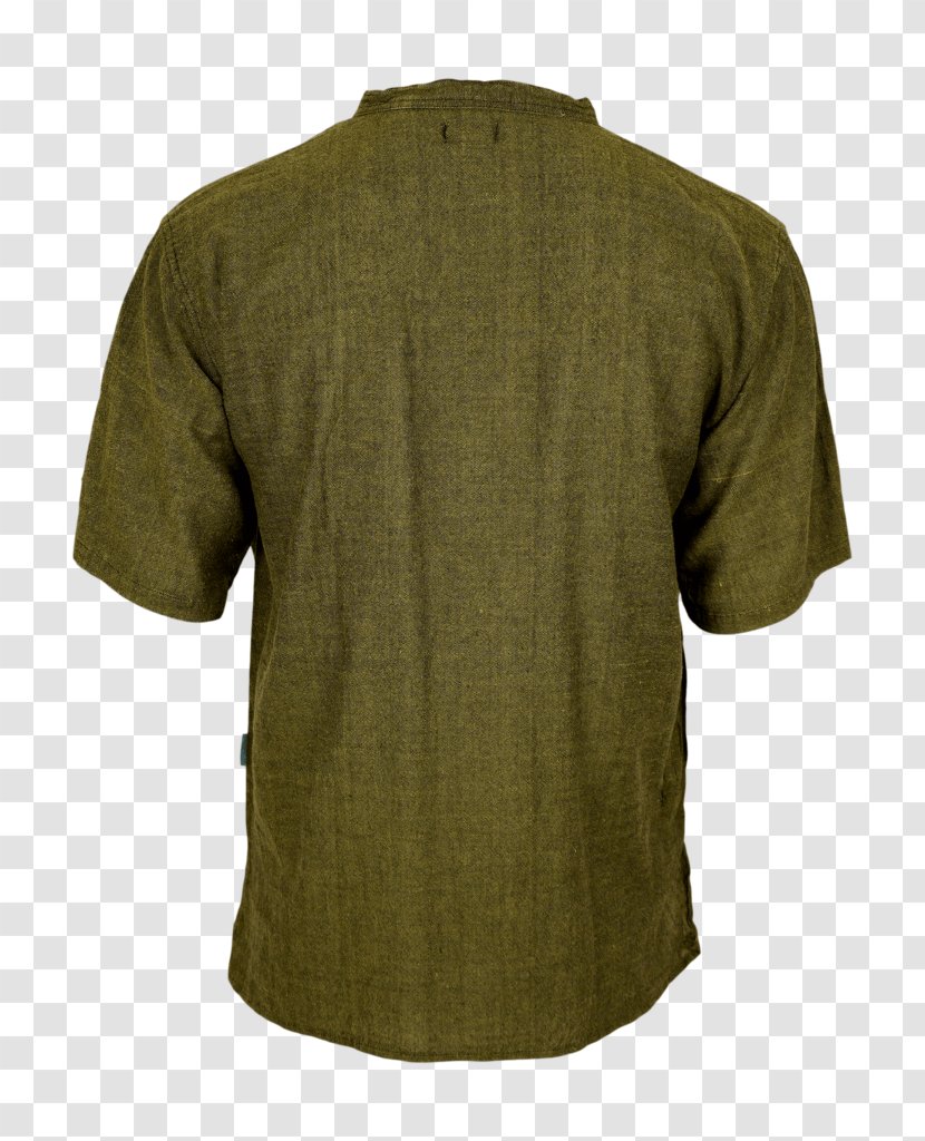T-shirt Khaki Neck Transparent PNG