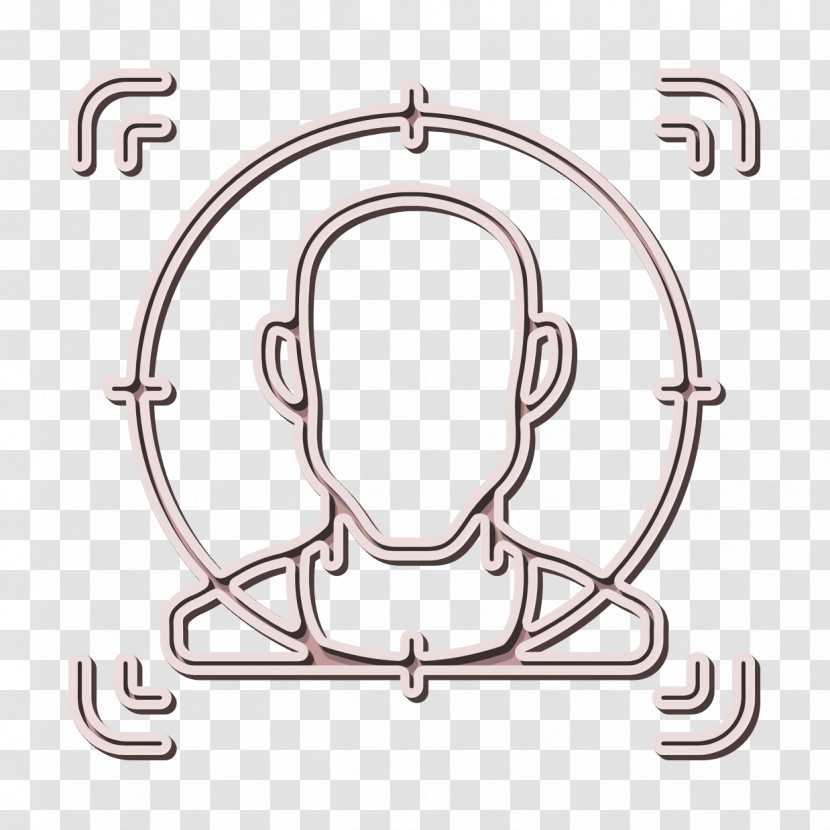 Facial Recognition Icon Biometrics Icon Face Icon Transparent PNG