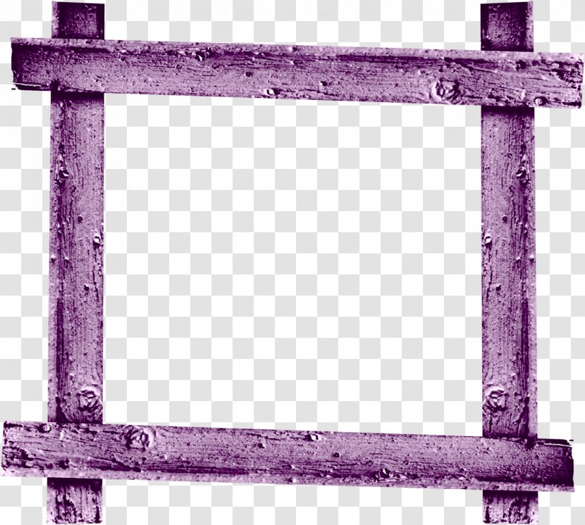 Picture Frame Wood Framing - Purple Transparent PNG