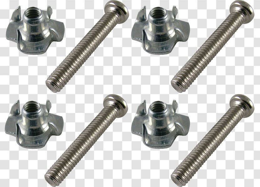 T-nut ISO Metric Screw Thread Bolt - Metal Transparent PNG