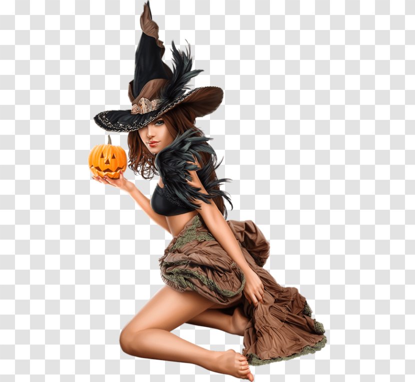Witch Halloween Clip Art Image - Tree Transparent PNG