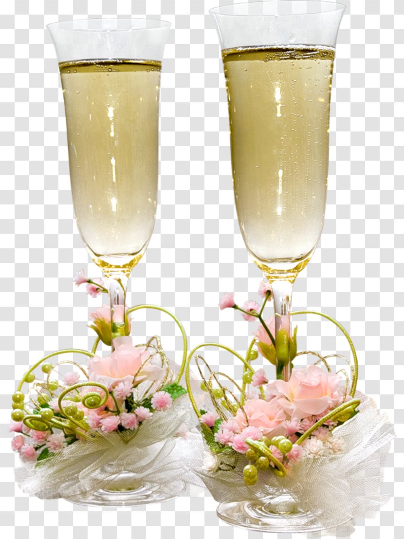 Champagne Glass Wine Cup - Sparkling - Joyeux-anniverSaire Transparent PNG