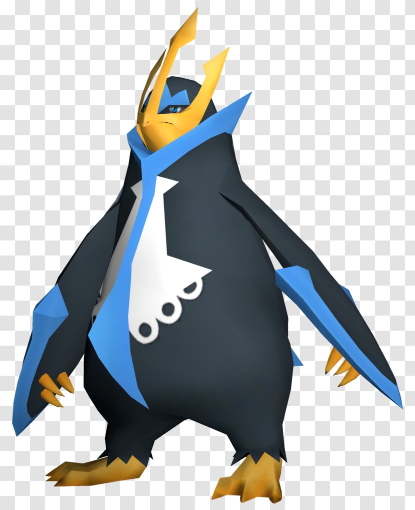 Empoleon Rendering Pokémon King Penguin - Pokemon Transparent PNG