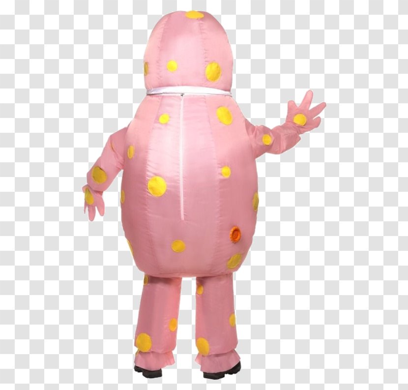 Mr Blobby Costume Party Inflatable Clothing - Unisex - Bushy Eyebrows Transparent PNG