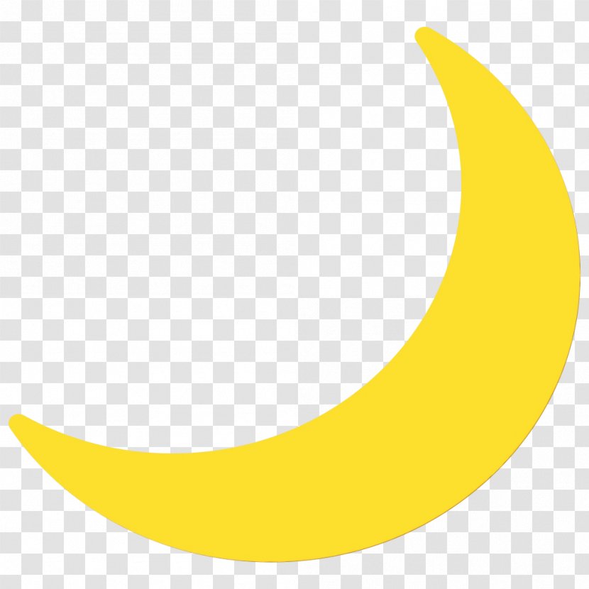Moon Emoji - Wet Ink - Smile Banana Family Transparent PNG