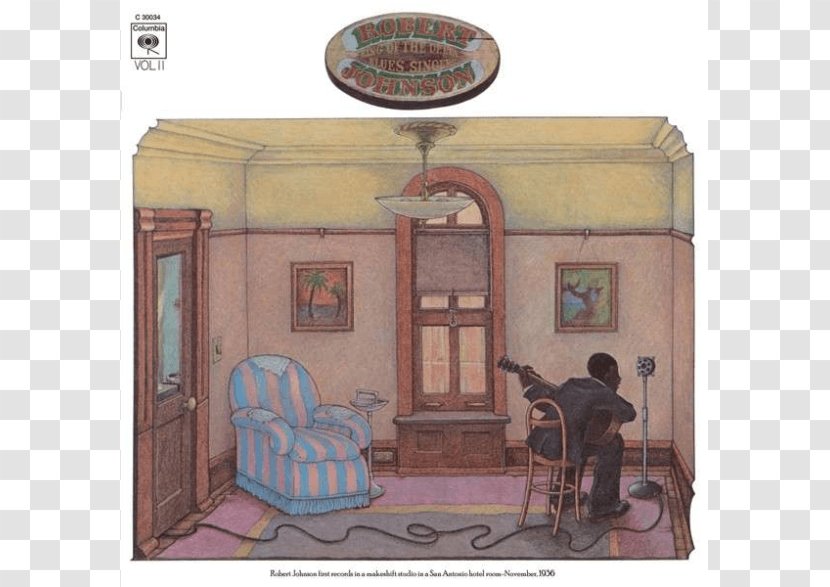 King Of The Delta Blues Singers, Vol. 2 Phonograph Record - Watercolor Transparent PNG