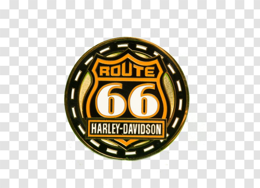 Route 66 Harley-Davidson CVO Motorcycle Scooter - Badge Transparent PNG