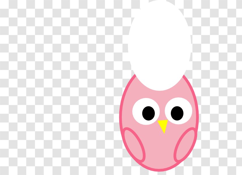 Owl Bird Color Clip Art - Pink Transparent PNG