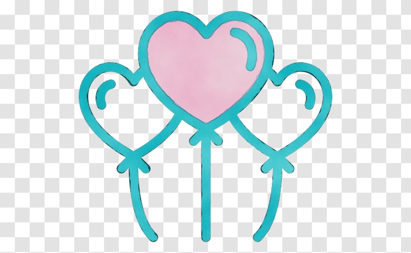 Turquoise Heart Aqua Clip Art Transparent PNG