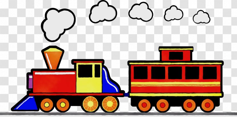 Train Cartoon - Mode Of Transport - Art Fictional Character Transparent PNG