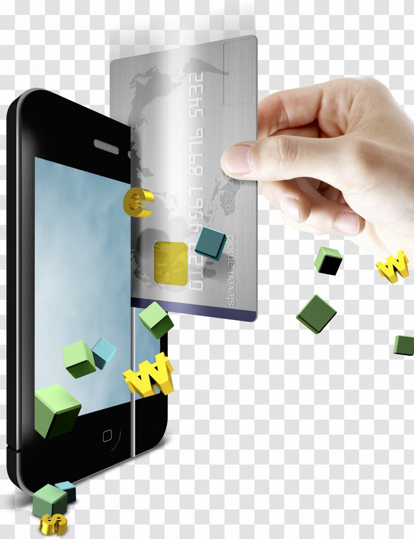 Smartphone Mobile Phone Credit Card Service Computer - Multimedia Transparent PNG