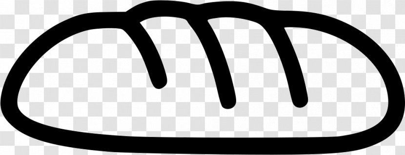 Loaf Bakery Bread Clip Art - Black And White Transparent PNG