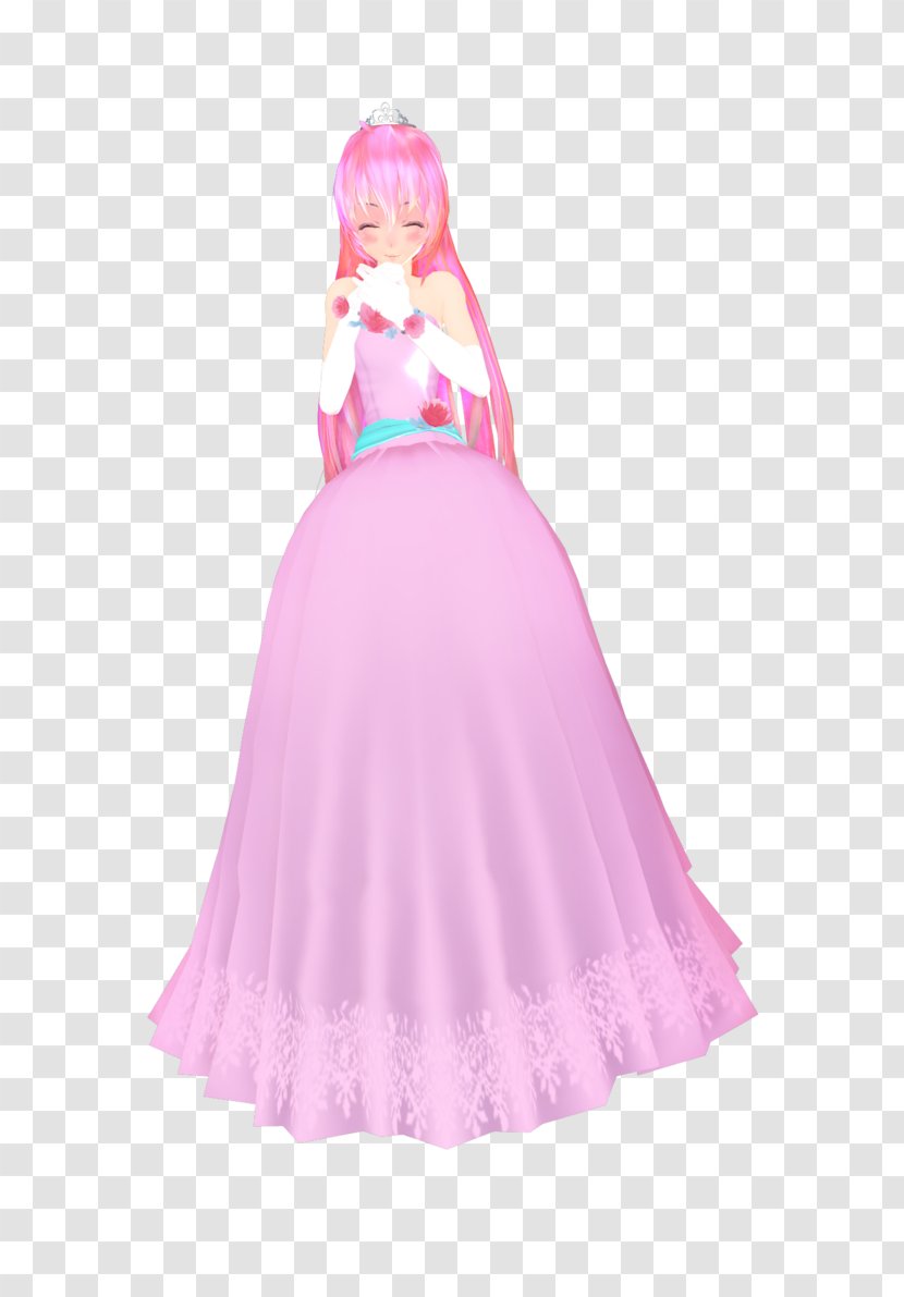 Costume Design Gown Pink M Barbie Transparent PNG