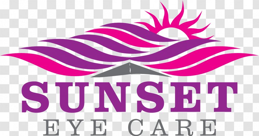 Sunset Eye Care, PC Logo Graphic Design Brand - Violet - City Transparent PNG