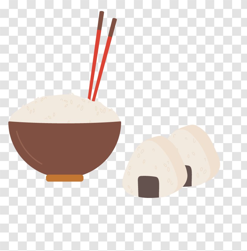 Onigiri Bowl Food - Cooked Rice - Vector A Of Transparent PNG