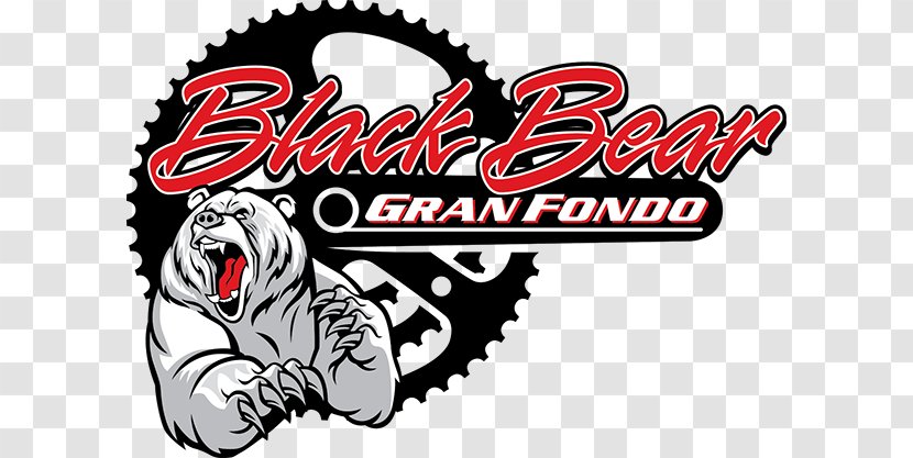 Black Bear Gran Fondo 2018 In Grayling American Hibernation - Watercolor Transparent PNG