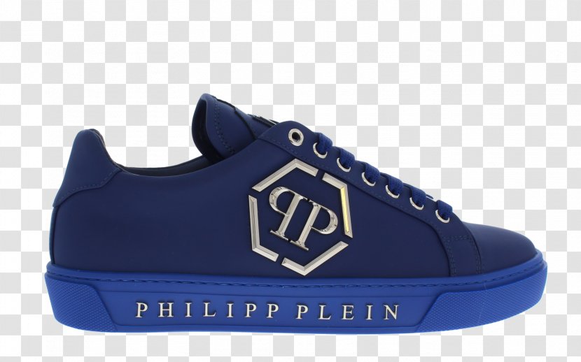 Skate Shoe Sneakers Blue Leather - Philipp Plein Transparent PNG