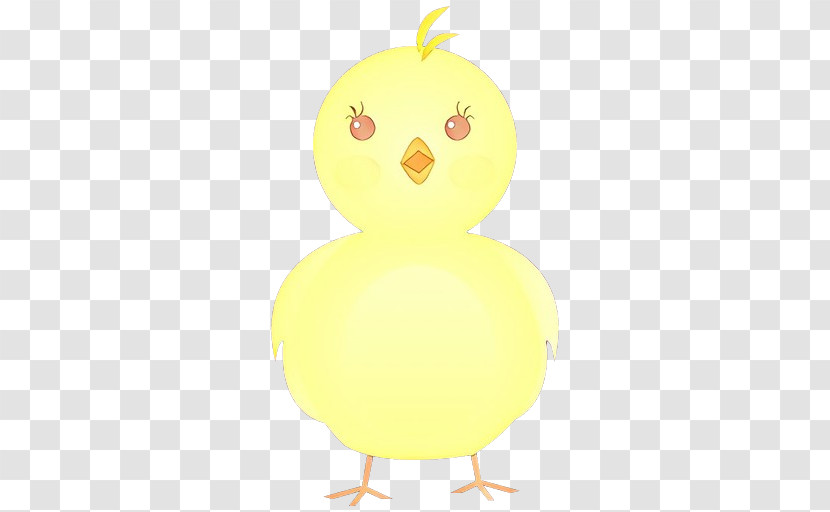 Yellow Bird Cartoon Water Bird Ducks, Geese And Swans Transparent PNG