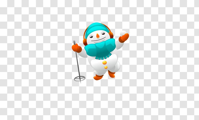 Christmas Snowman Headphones Computer File - Child - Creative Transparent PNG