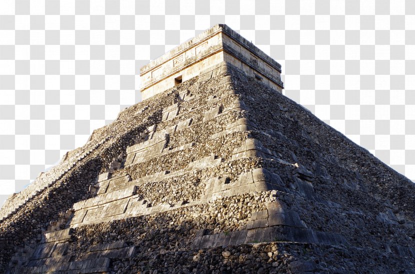 El Castillo, Chichen Itza Maya Civilization Pyramid Temple Photography - Roof Transparent PNG