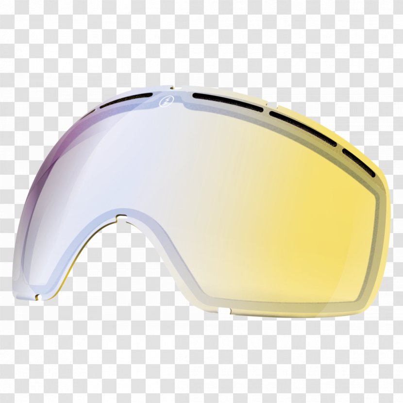 Goggles Yellow Lens Electricity Blue - Light House Door Transparent PNG