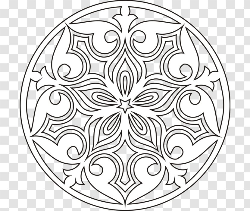 Mandala Coloring Pages Book Drawing Child - Area - Vectory Transparent PNG