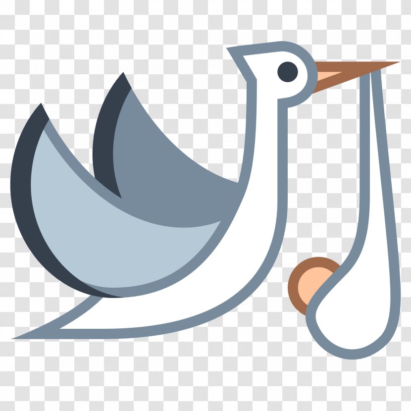 Vector Instagram Clip Art - Bird - Stork Transparent PNG