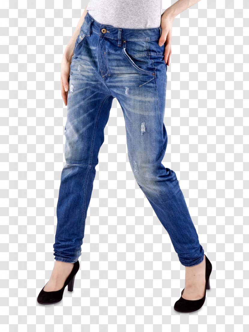 Jeans Denim Diesel T-shirt Boyfriend - Blue Transparent PNG