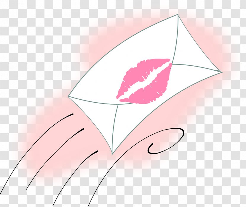 Love Letter Drawing - Watercolor - Kiss Transparent PNG