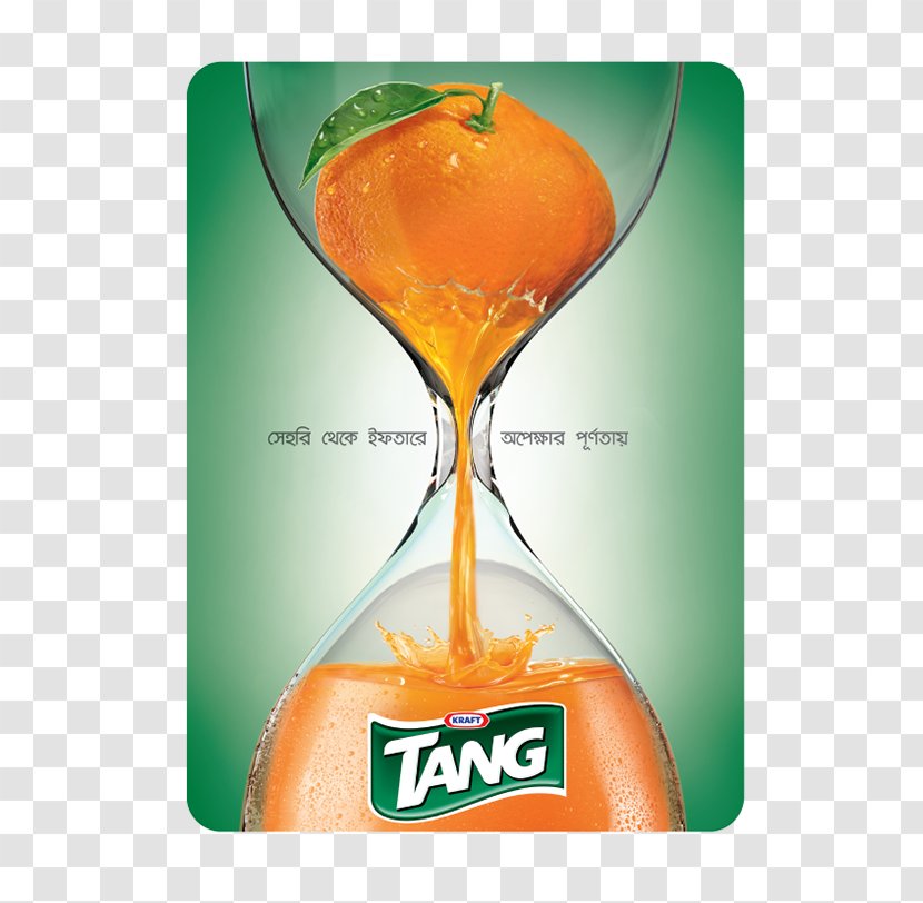 Orange Juice Drink Tang - Shop Billboard Transparent PNG