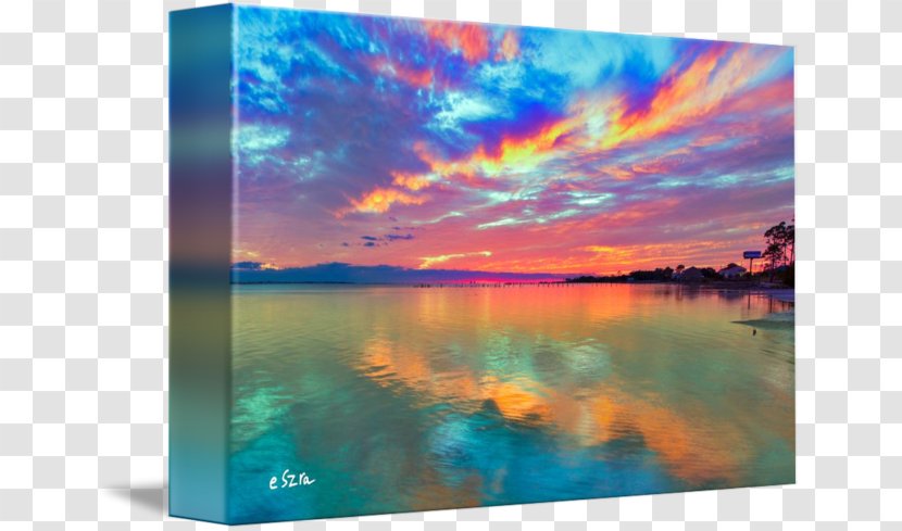 Painting Sunset Cloud Eszra Sunrise - At Sea Transparent PNG