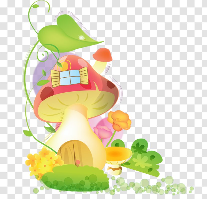 Clip Art - Plant - Mushroom Hut Transparent PNG