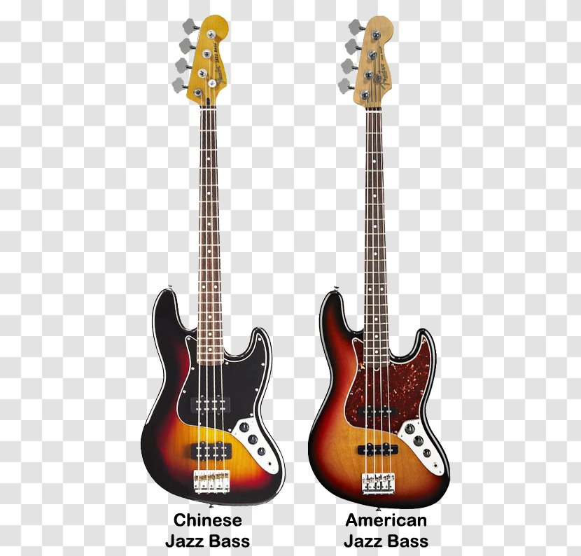 Fender Precision Bass Geddy Lee Jazz Mustang V - Frame - Guitar Transparent PNG