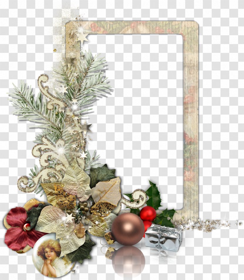 Christmas Picture Frames Vintage Clothing - Digital Photo Frame - Technology Transparent PNG